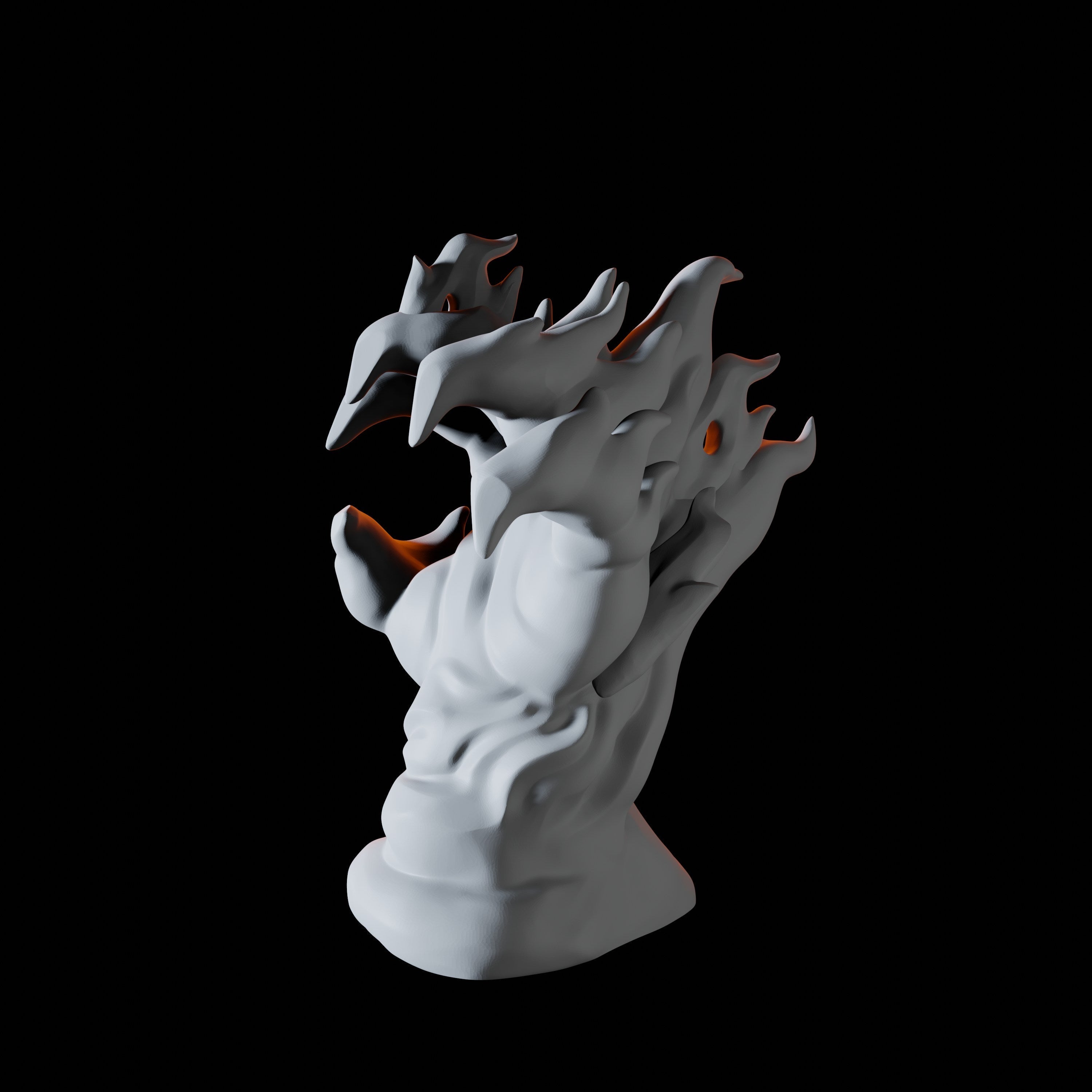 Fire Hand Miniature for Dungeons and Dragons - Myth Forged