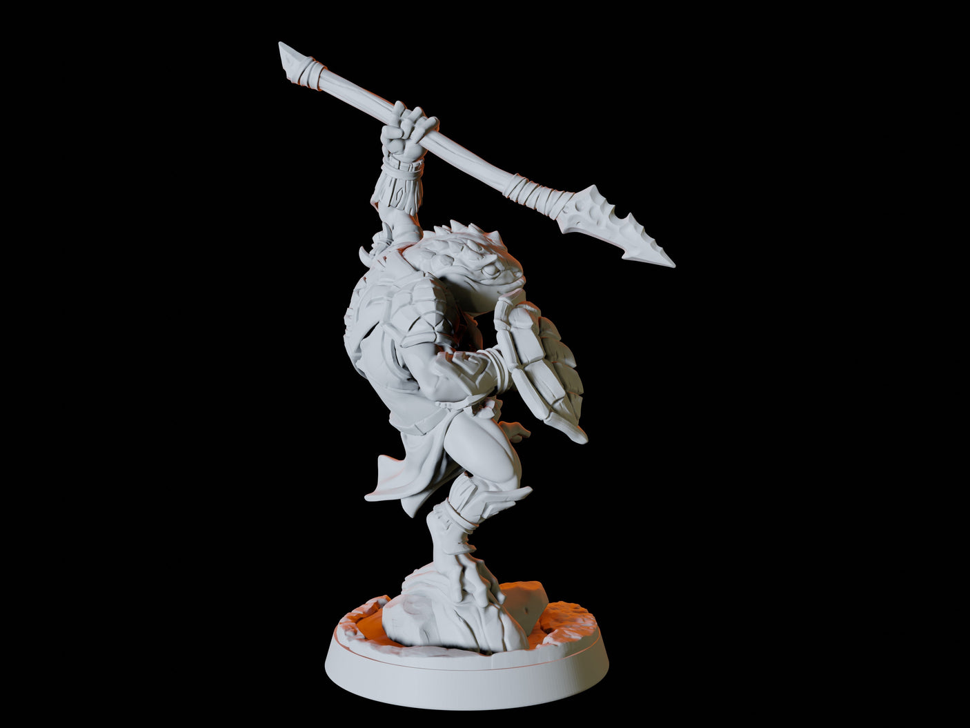 Five Bullywug Soldiers Miniature for Dungeons and Dragons, Pathfinder or other TTRPGs