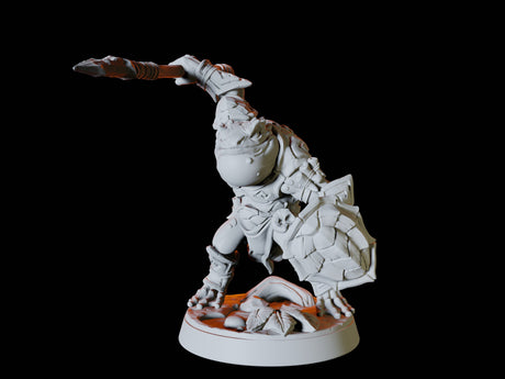 Five Bullywug Soldiers Miniature for Dungeons and Dragons, Pathfinder or other TTRPGs