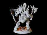 Five Frost Orc Soldiers Miniature for Dungeons and Dragons, Pathfinder or other TTRPGs