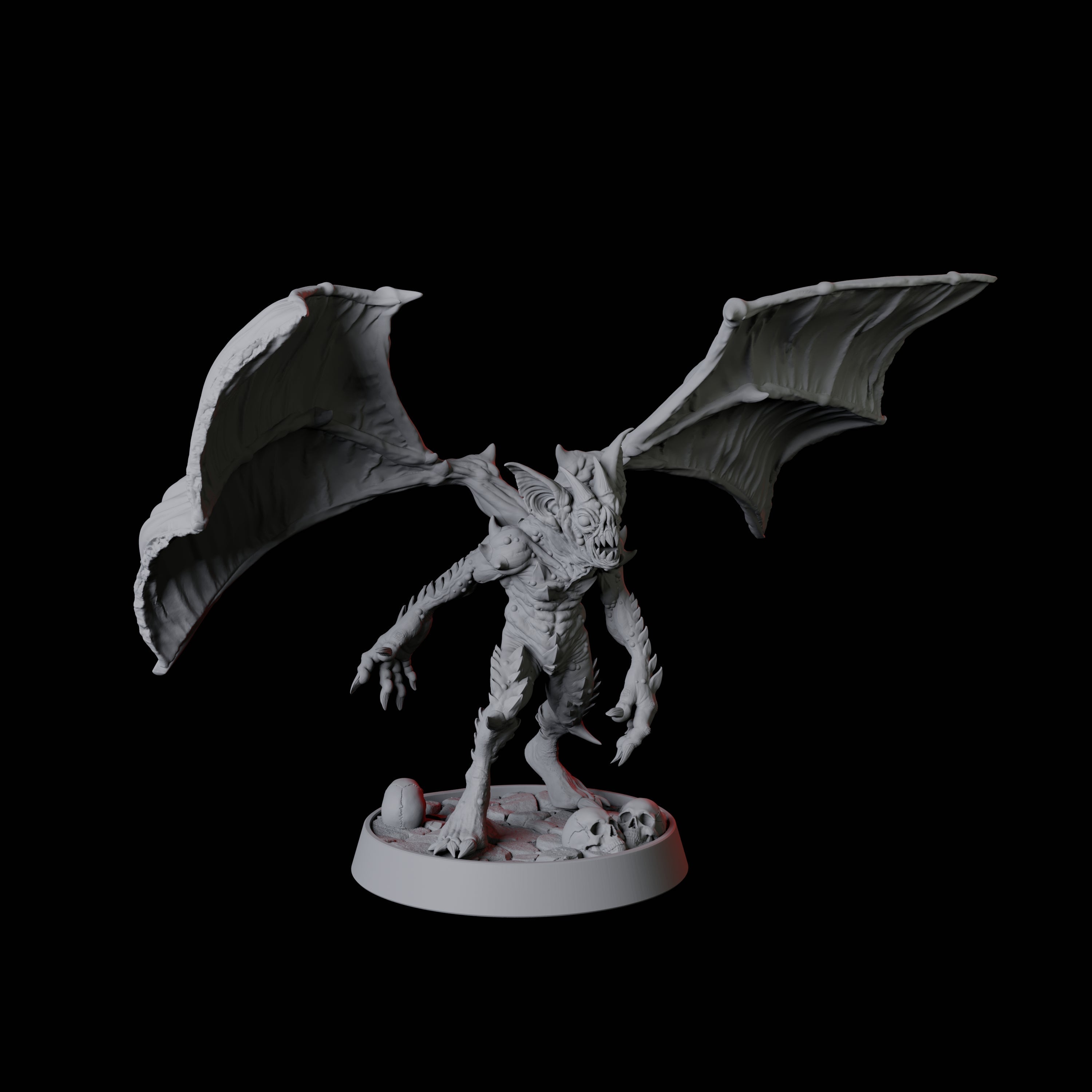 Flying Spined Devil Miniature for Dungeons and Dragons