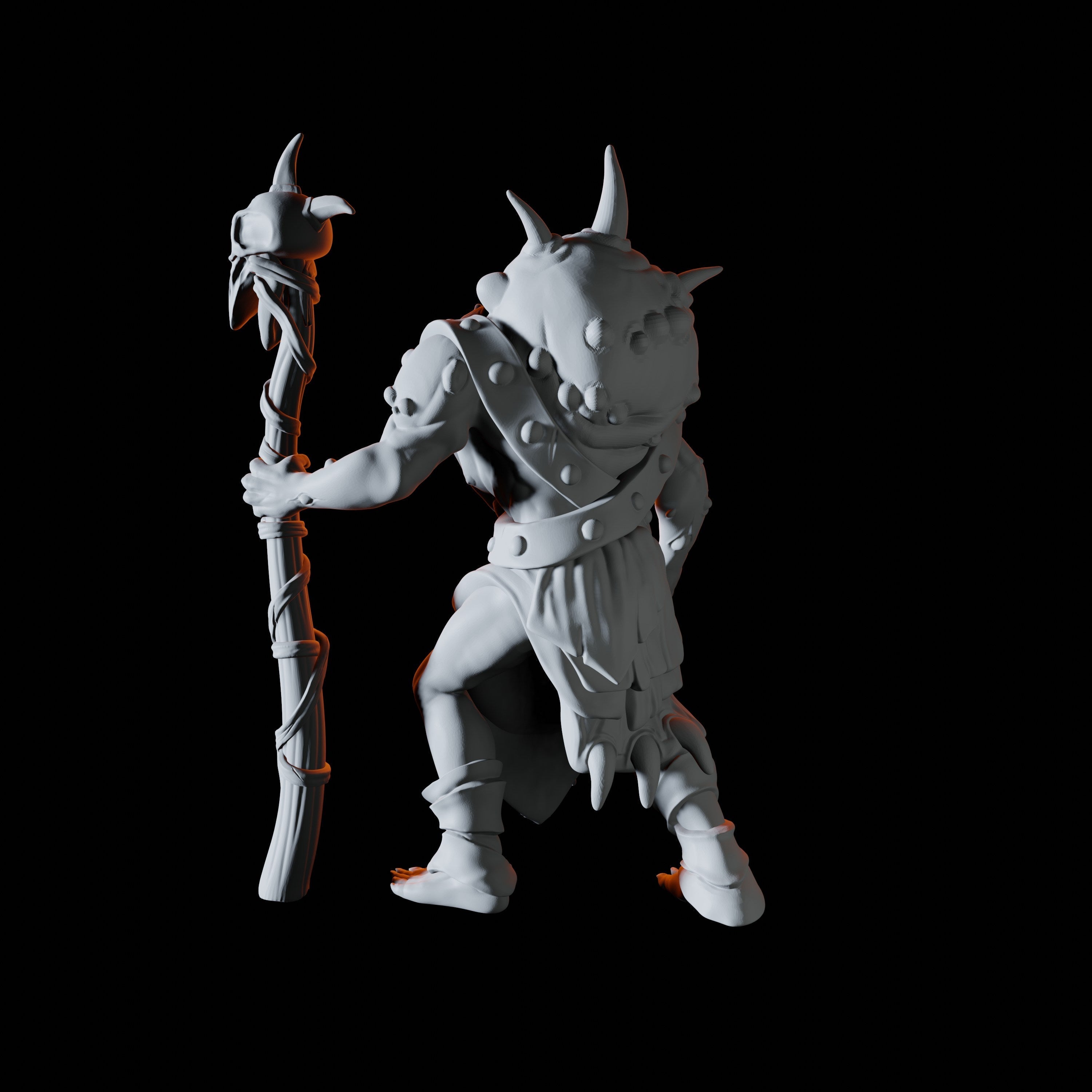 Fomorian Mage Miniature for Dungeons and Dragons - Myth Forged