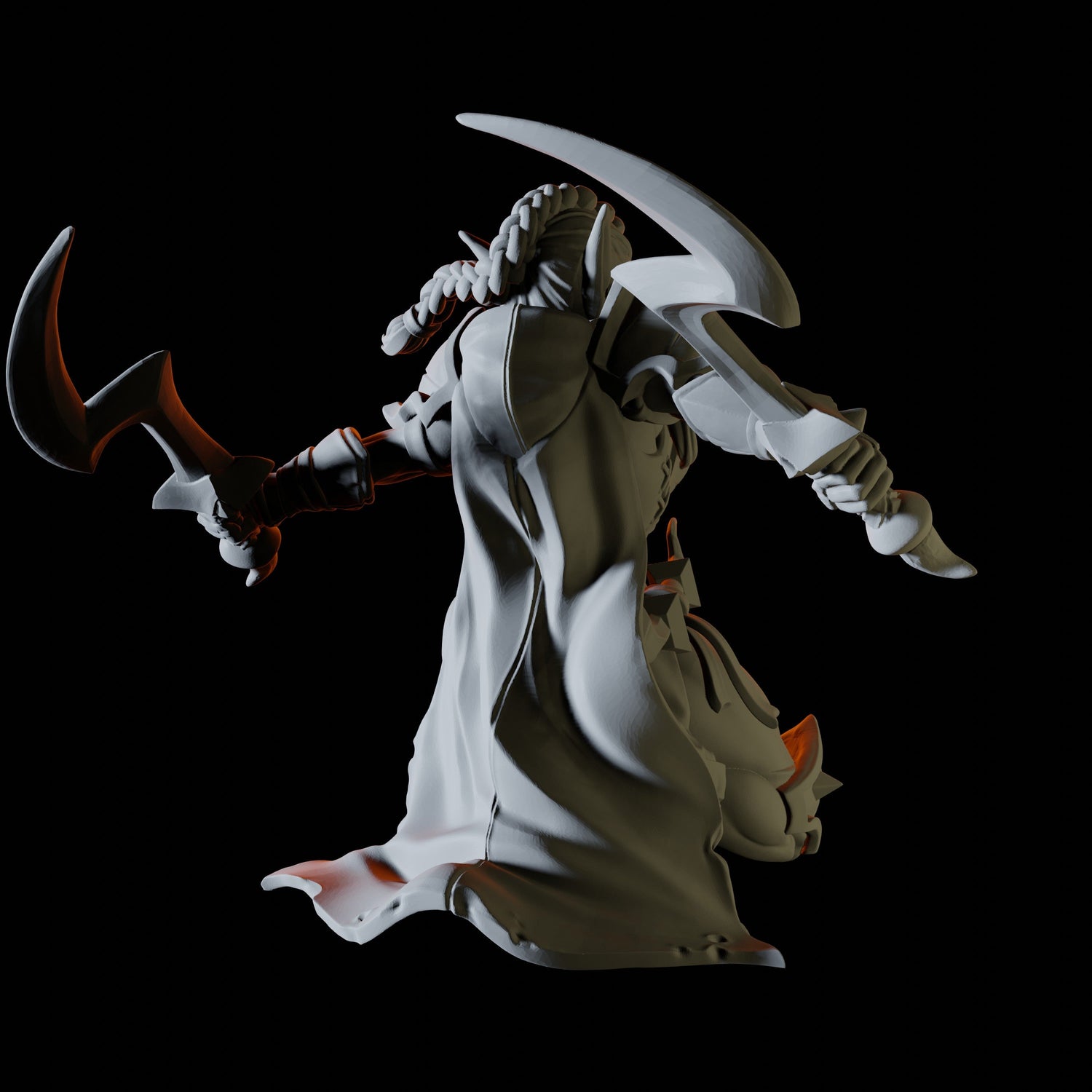 Forest Rogue Miniature for Dungeons and Dragons, Pathfinder or other TTRPGs