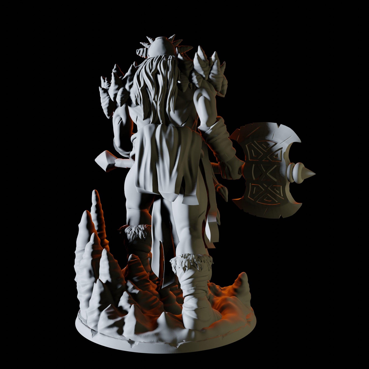 Formidable Frost Giant Miniature for Dungeons and Dragons, Pathfinder or other TTRPGs