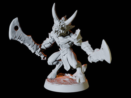 Four Devil Imp Soldiers Miniature for Dungeons and Dragons, Pathfinder or other TTRPGs