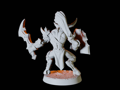 Four Devil Imp Soldiers Miniature for Dungeons and Dragons, Pathfinder or other TTRPGs