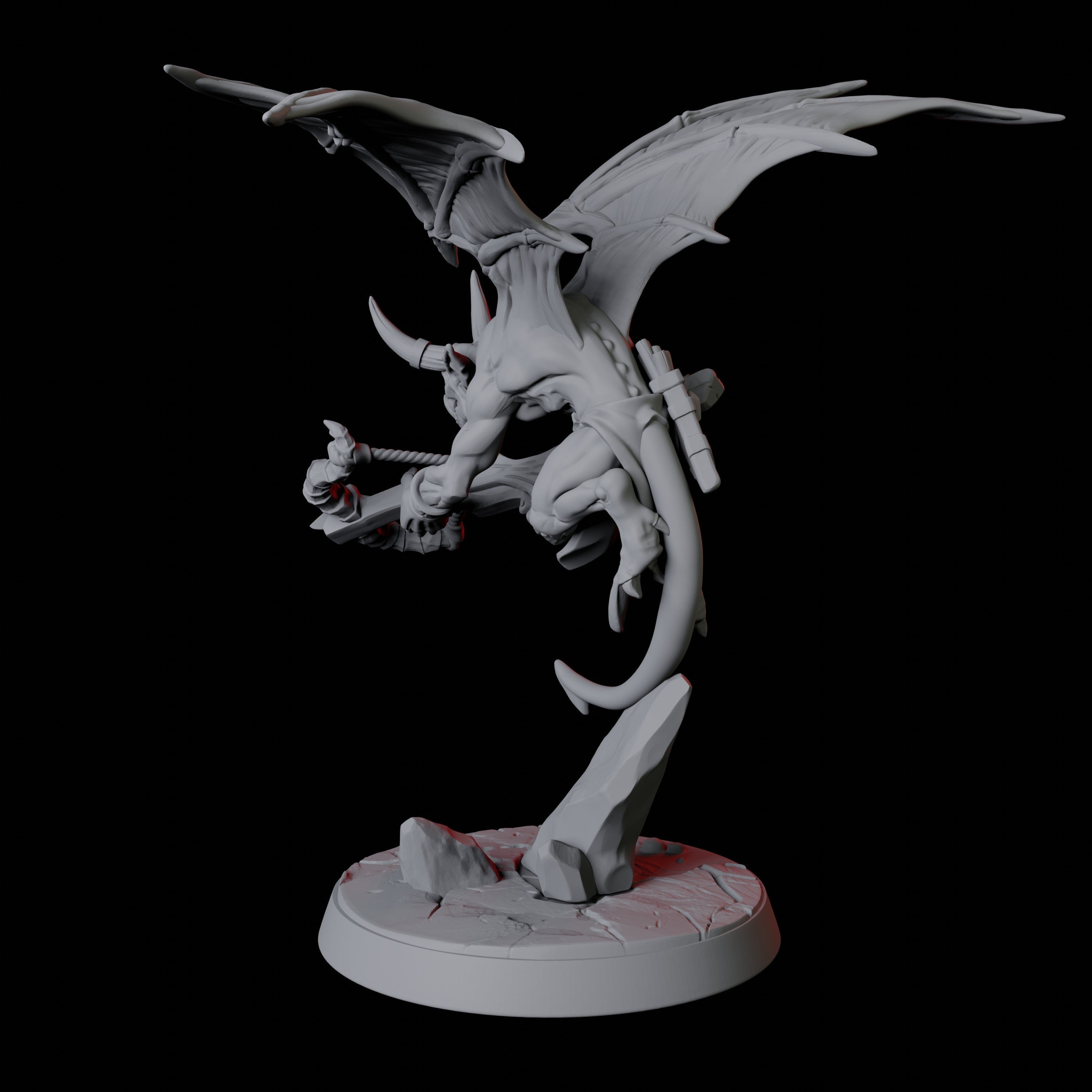 Four Devil Imps Miniature for Dungeons and Dragons