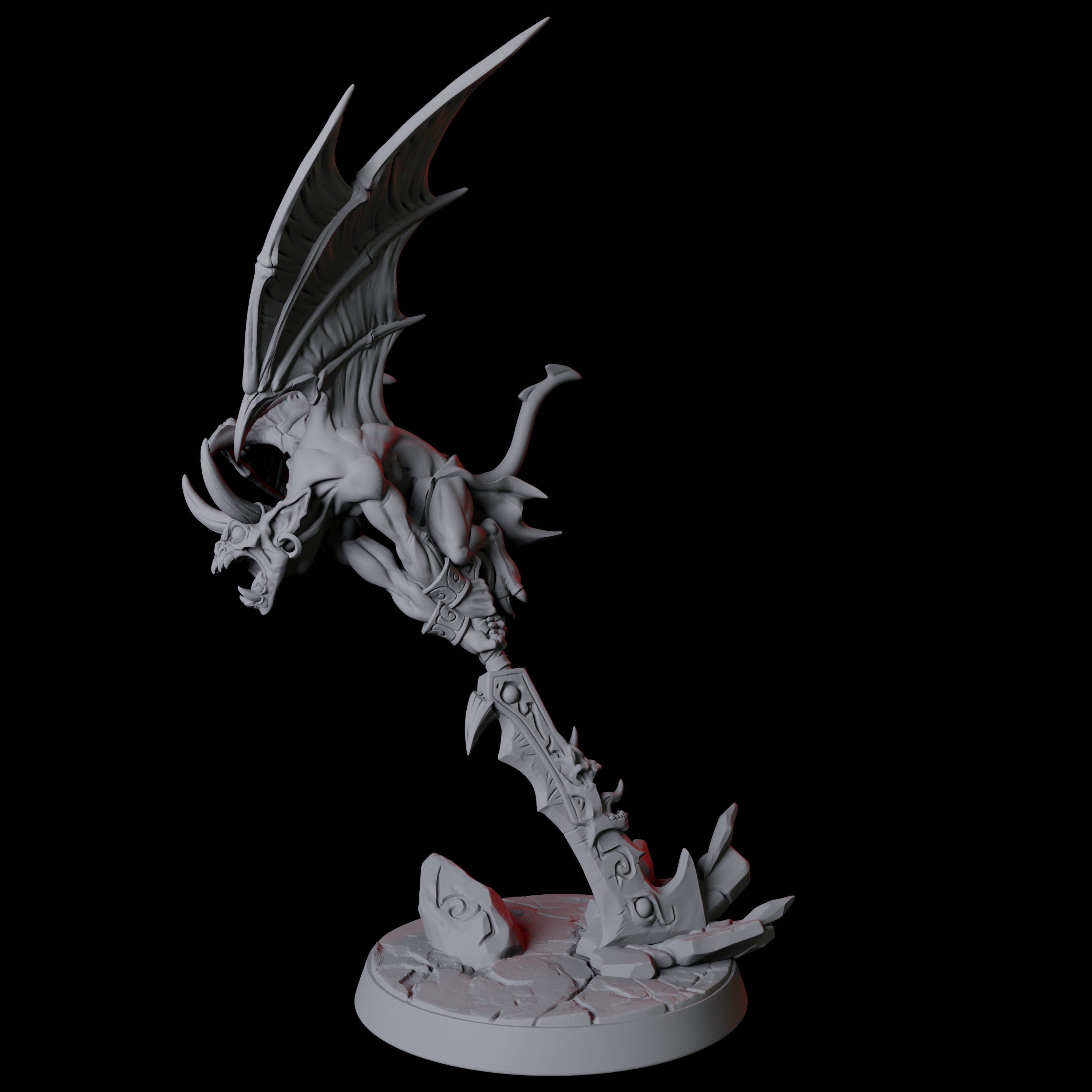 Four Devil Imps Miniature for Dungeons and Dragons