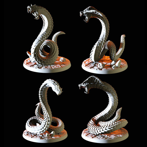 Serpent Géant Miniature + Carte Pour Jeu De Société CONAN De MONOLITH - Réf. G225, Occasion