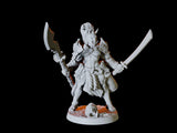 Four Japanese Inspired Orc Soldiers Miniature for Dungeons and Dragons, Pathfinder or other TTRPGs