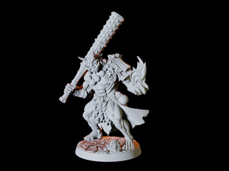 Four Japanese Inspired Orc Soldiers Miniature for Dungeons and Dragons, Pathfinder or other TTRPGs