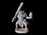 Four Japanese Inspired Orc Soldiers Miniature for Dungeons and Dragons, Pathfinder or other TTRPGs