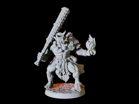 Four Japanese Inspired Orc Soldiers Miniature for Dungeons and Dragons, Pathfinder or other TTRPGs