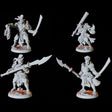 Four Japanese Inspired Orc Soldiers Miniature for Dungeons and Dragons, Pathfinder or other TTRPGs