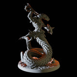 Four Yuan-Ti Abominations Miniature for Dungeons and Dragons, Pathfinder or other TTRPGs