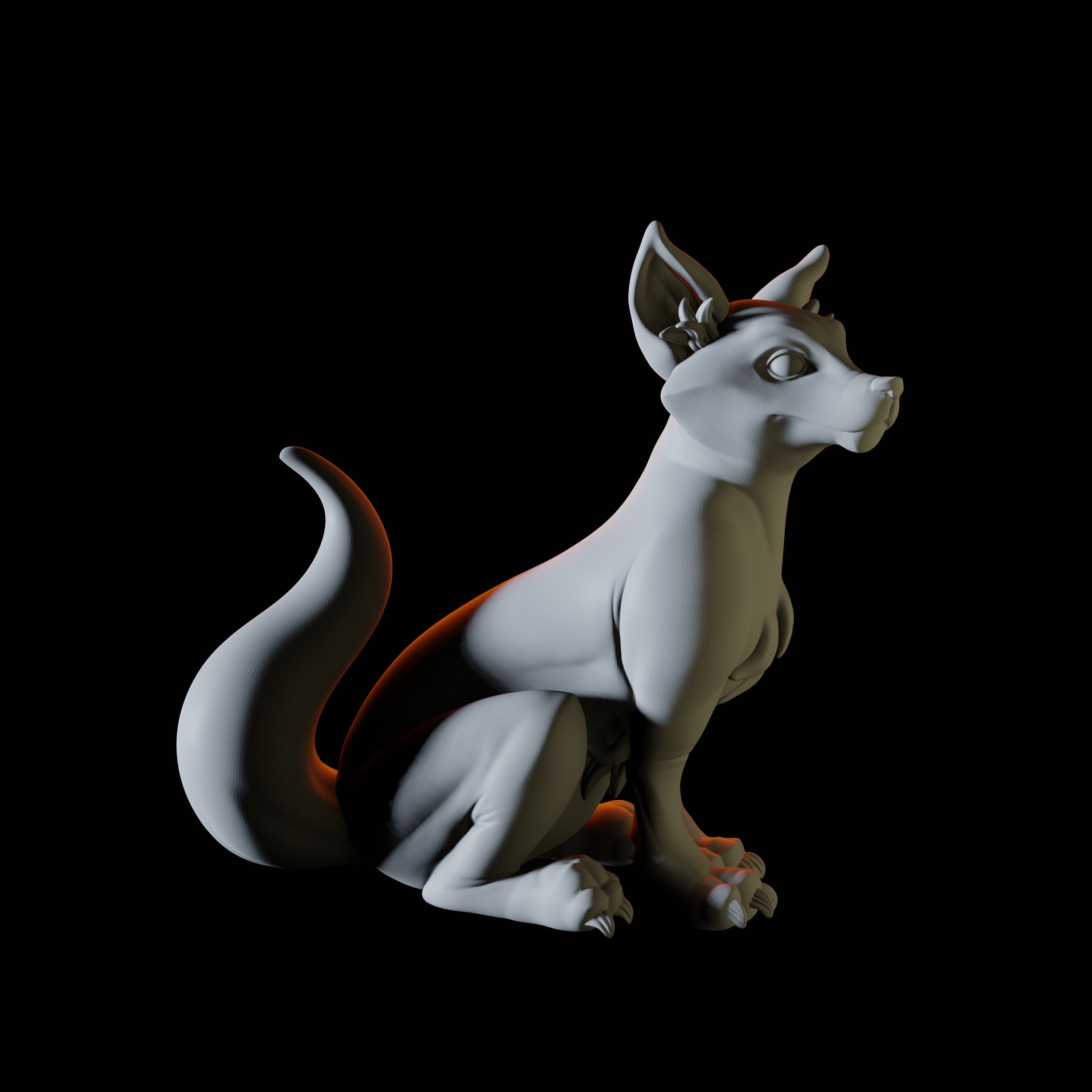 Fox Familiar Miniature for Dungeons and Dragons | Myth Forged