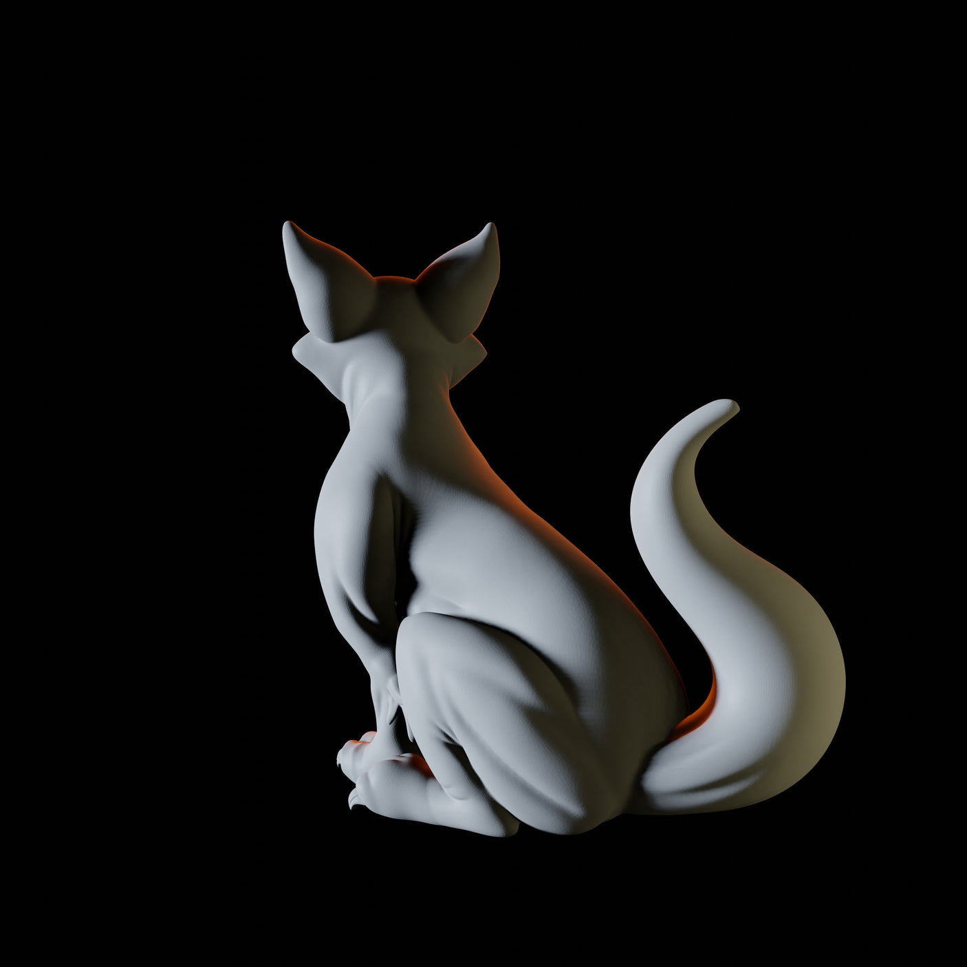 Fox Familiar Miniature for Dungeons and Dragons, Pathfinder or other TTRPGs