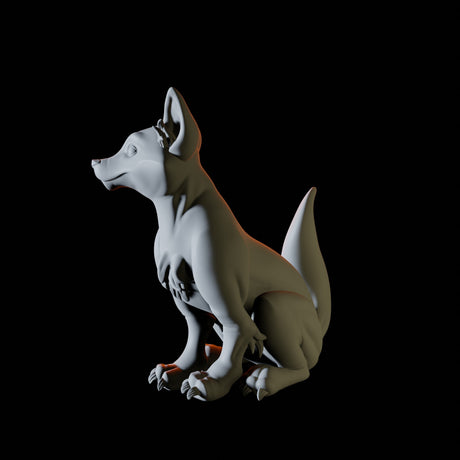 Fox Familiar Miniature for Dungeons and Dragons, Pathfinder or other TTRPGs