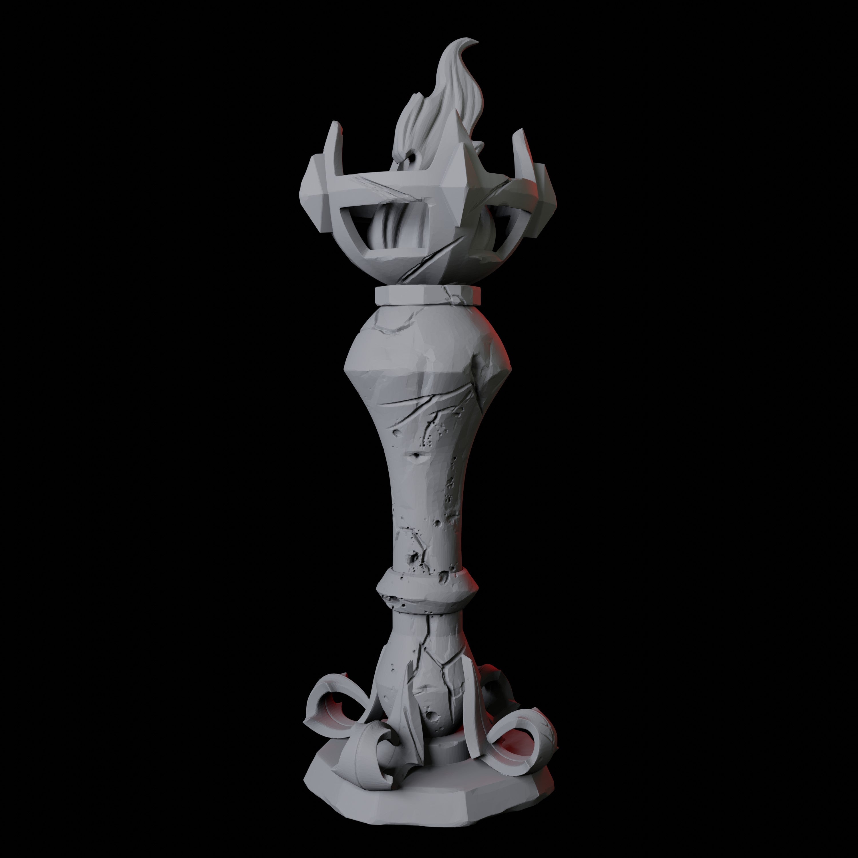Free Standing Torch Miniature for Dungeons and Dragons