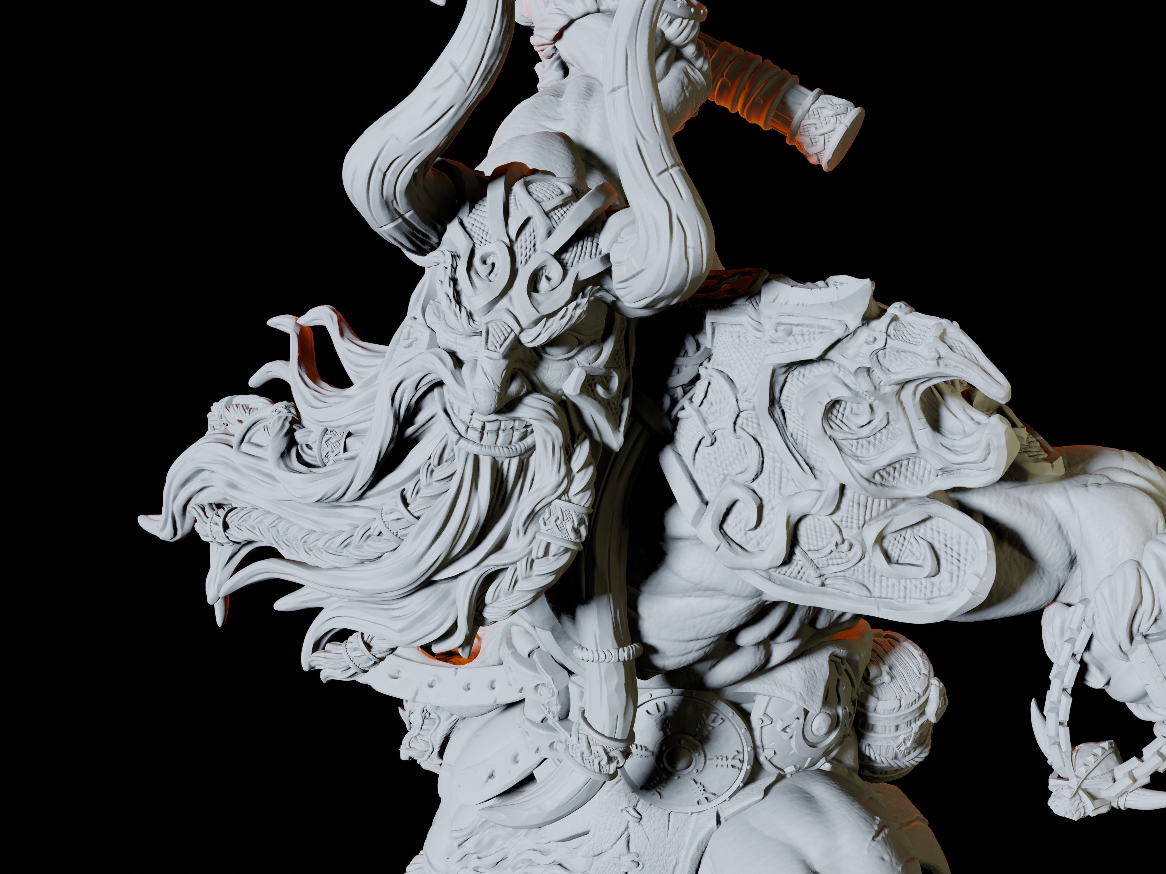 Frost Giant Miniature for Dungeons and Dragons - Myth Forged
