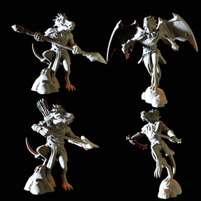 Gang of Kobolds Miniature for Dungeons and Dragons, Pathfinder or other TTRPGs