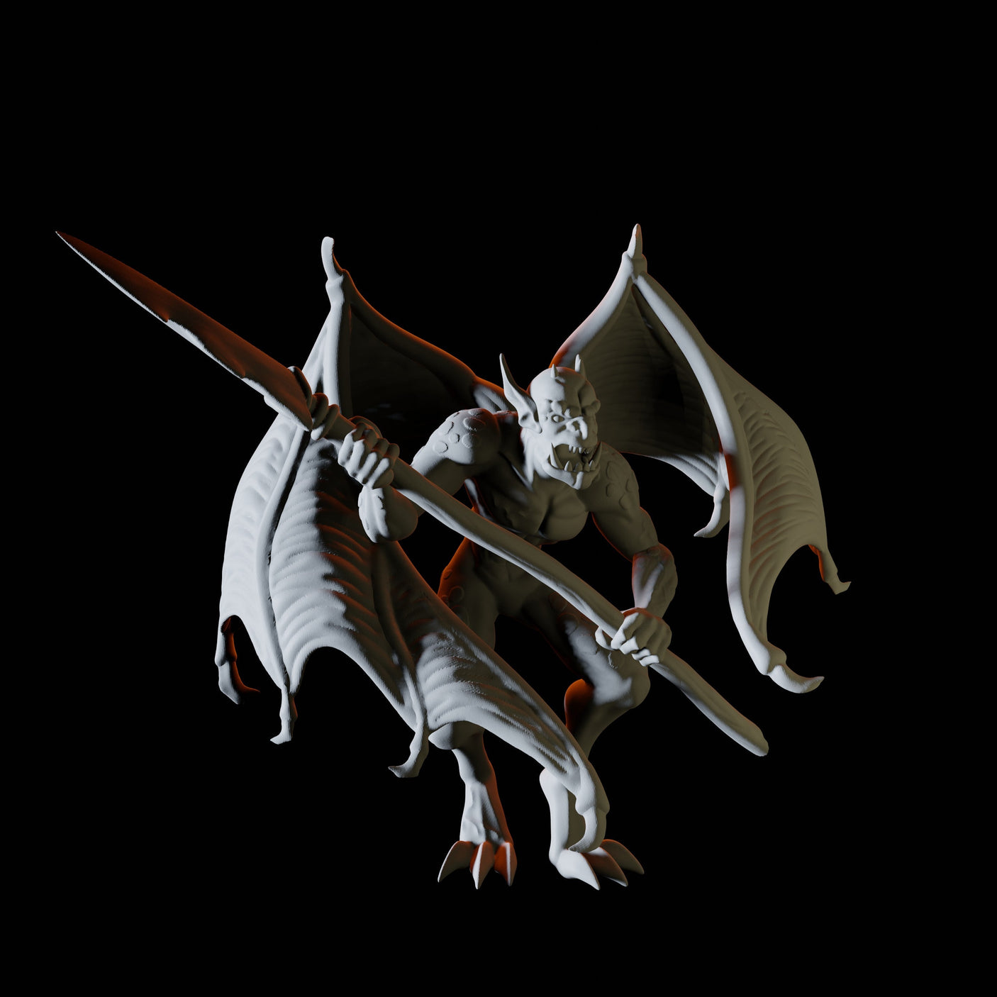 Gargoyle Miniature for Dungeons and Dragons, Pathfinder or other TTRPGs