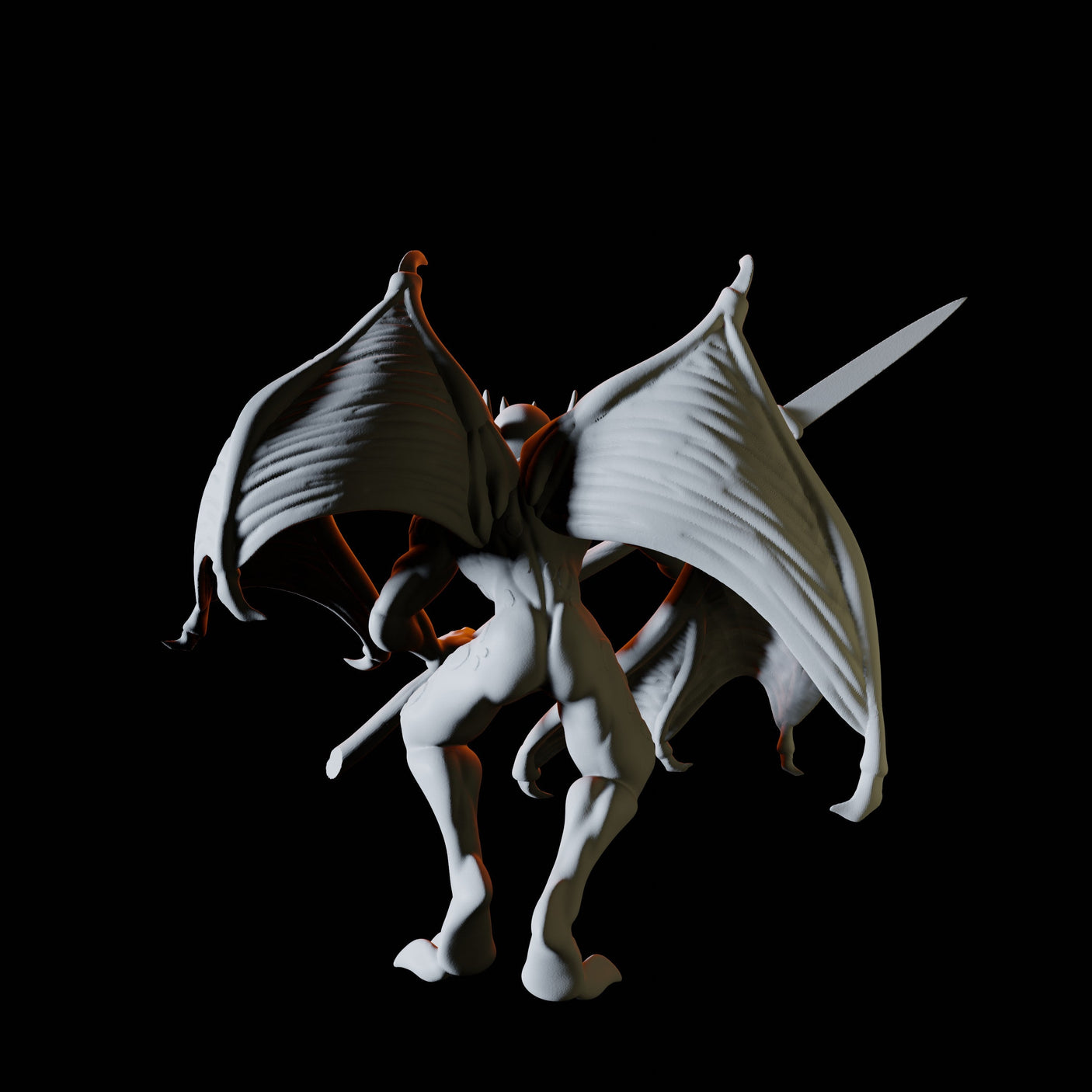 Gargoyle Miniature for Dungeons and Dragons, Pathfinder or other TTRPGs