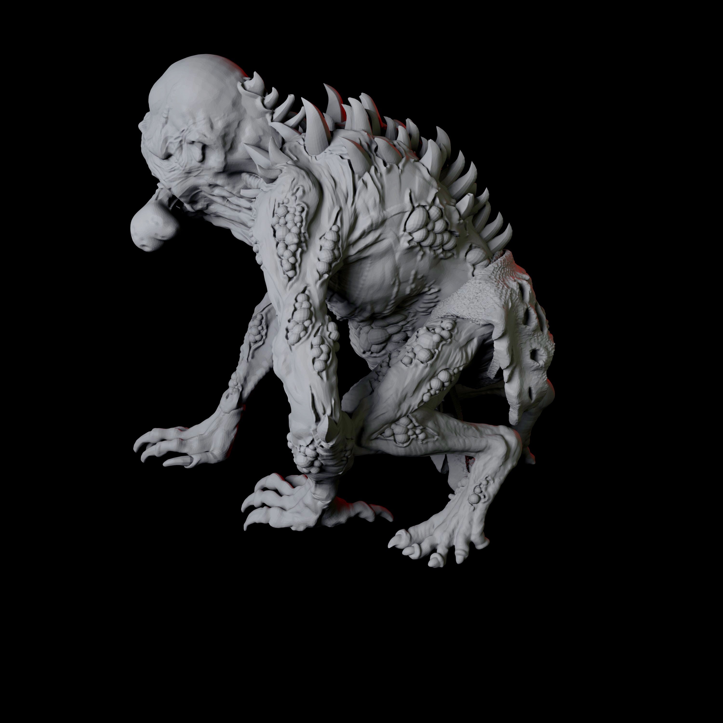 Ghoul Miniature H for Dungeons and Dragons - Myth Forged
