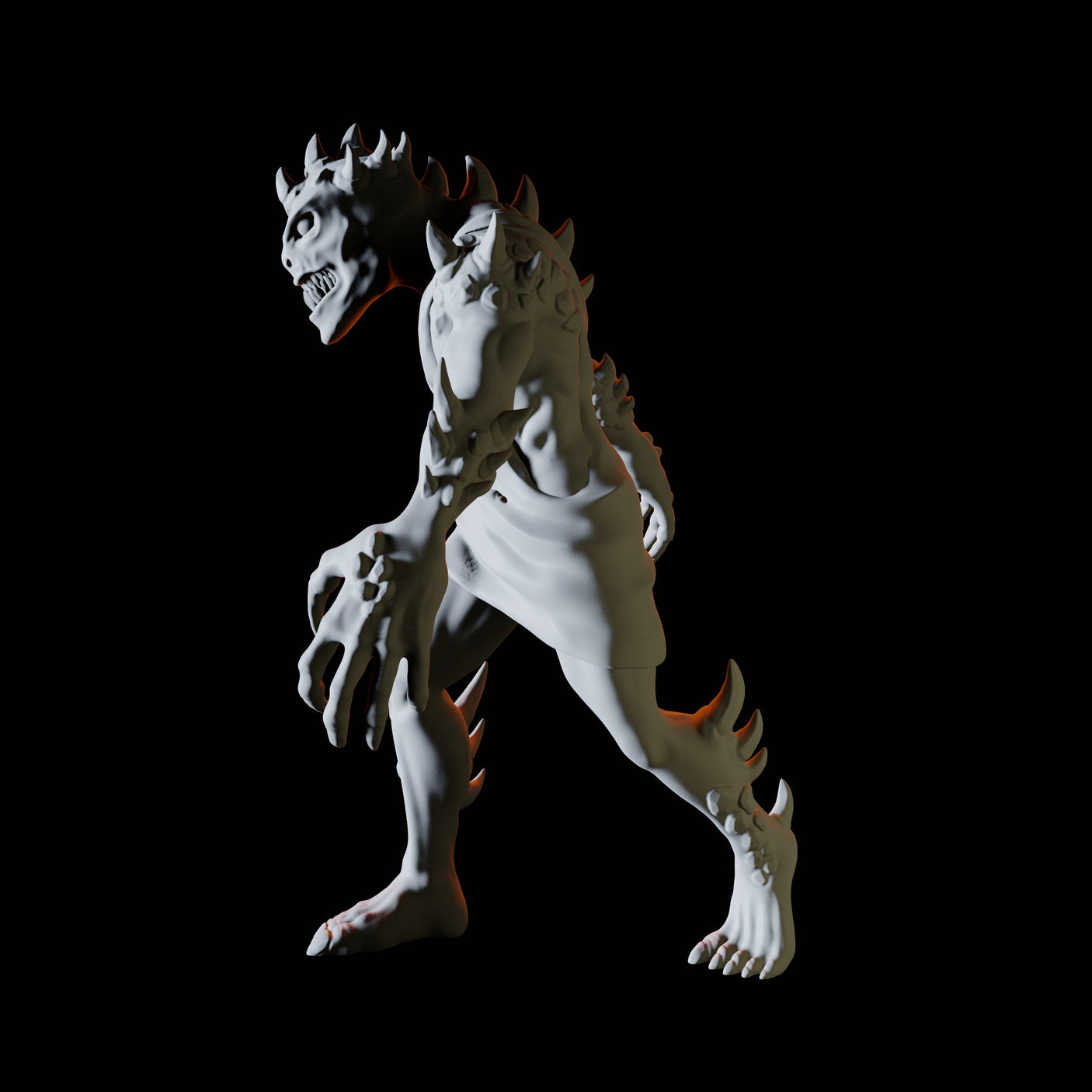 Ghoul Miniature for Dungeons and Dragons, Pathfinder or other TTRPGs