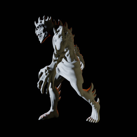 Ghoul Miniature for Dungeons and Dragons, Pathfinder or other TTRPGs