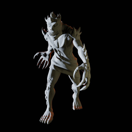 Ghoul Miniature for Dungeons and Dragons, Pathfinder or other TTRPGs