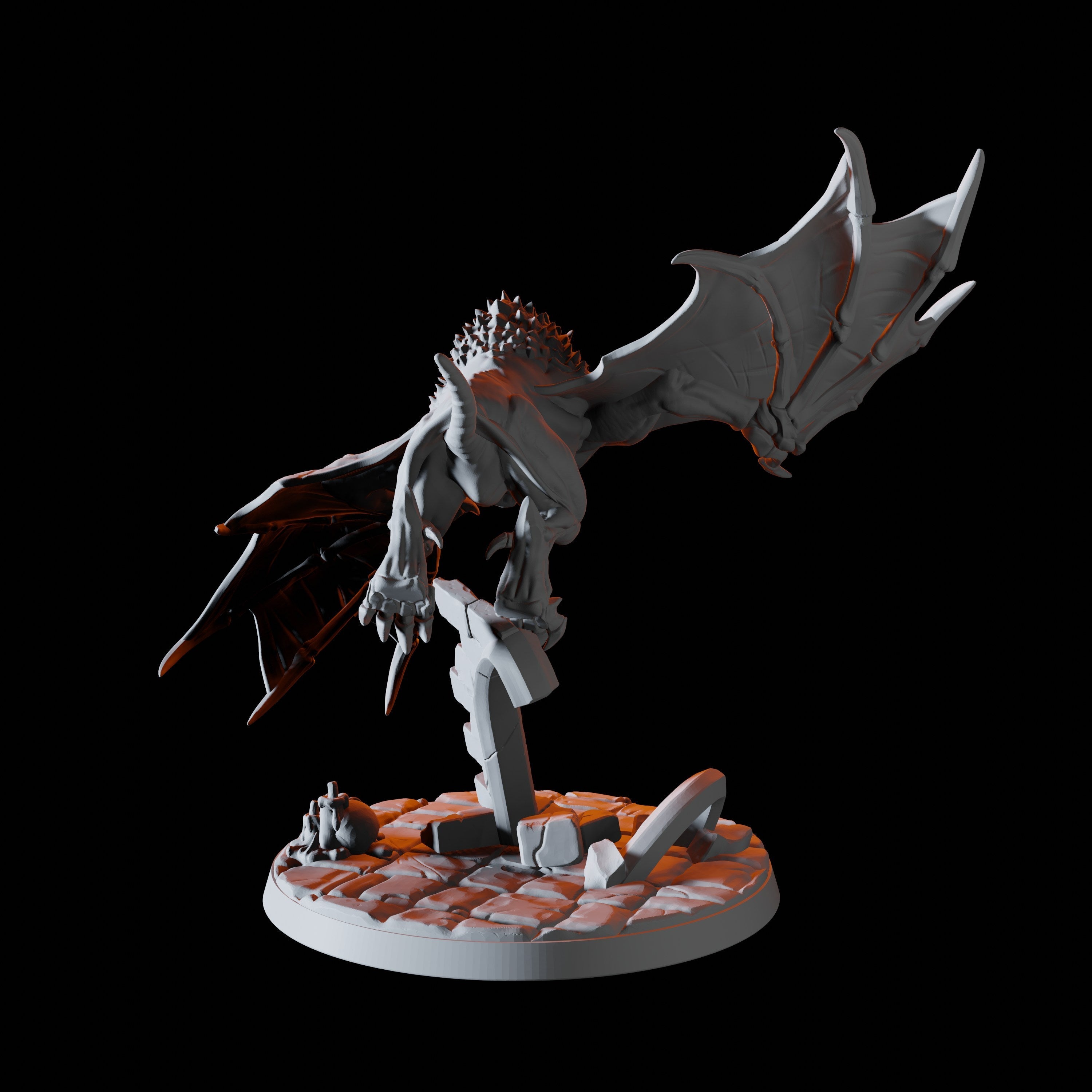 Giant Bat Miniature for Dungeons and Dragons - Myth Forged