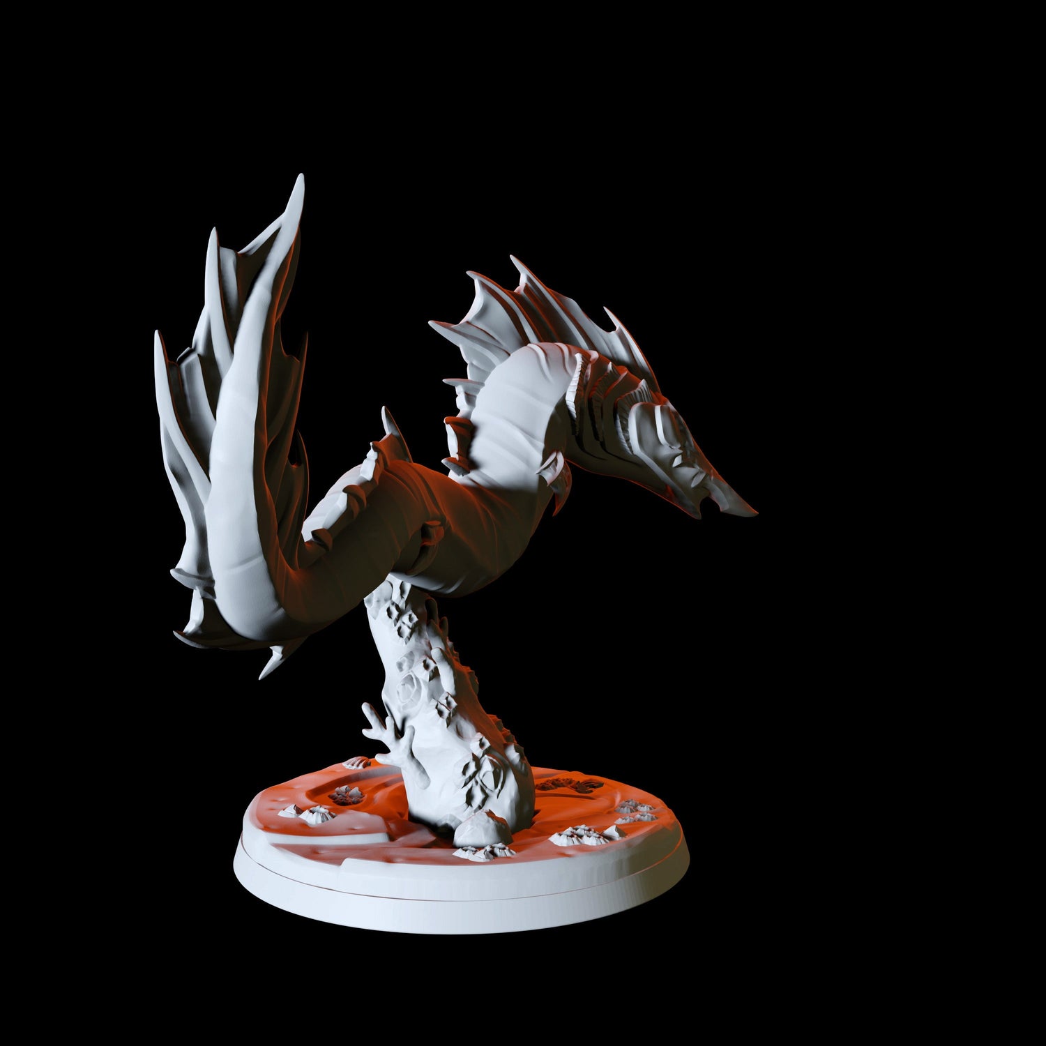 Giant Eel Type C Miniature for Dungeons and Dragons, Pathfinder or other TTRPGs