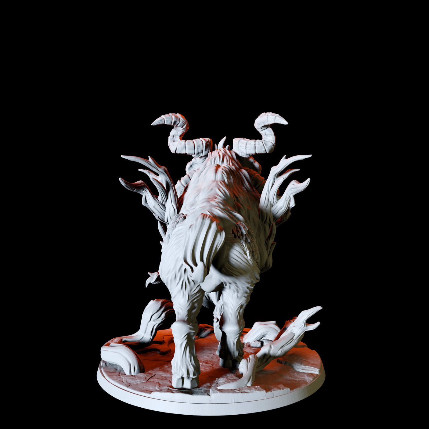 Giant Ram Miniature for Dungeons and Dragons, Pathfinder or other TTRPGs