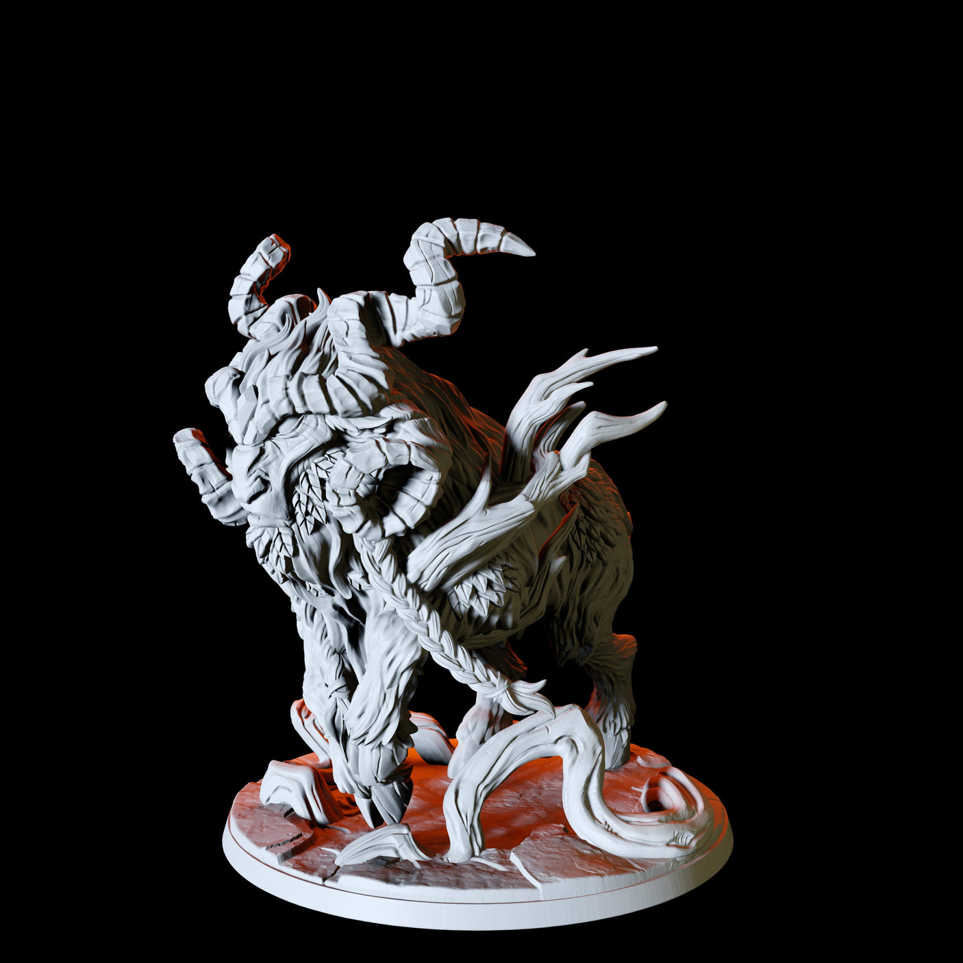 Giant Ram Miniature for Dungeons and Dragons, Pathfinder or other TTRPGs