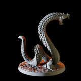 Giant Snake A Miniature for Dungeons and Dragons, Pathfinder or other TTRPGs