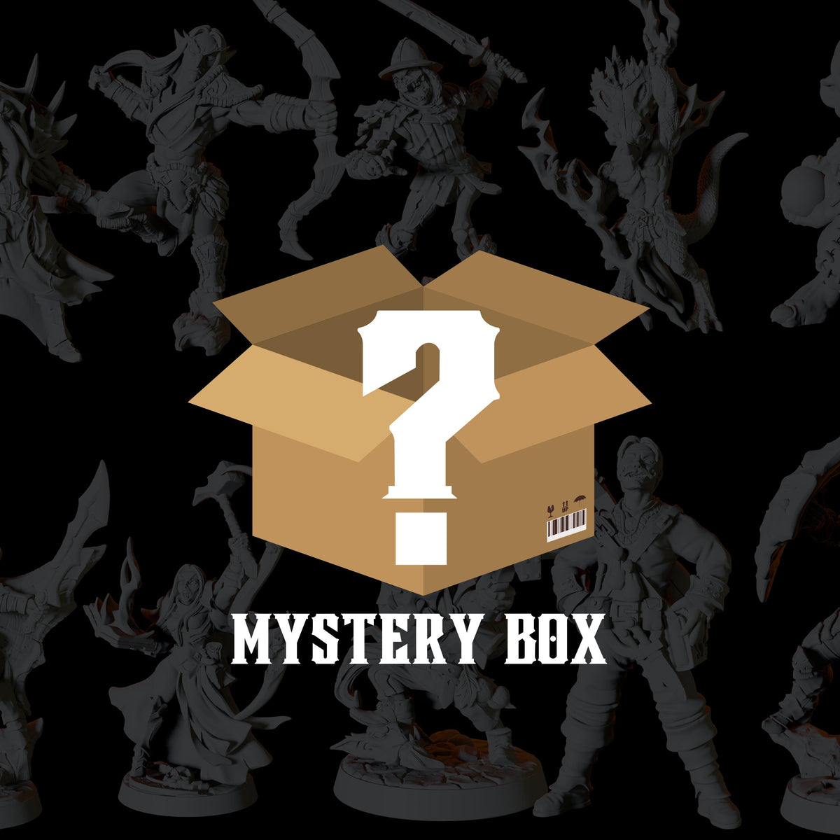 Gift Miniature Subscription Box Miniature for Dungeons and Dragons, Pathfinder or other TTRPGs