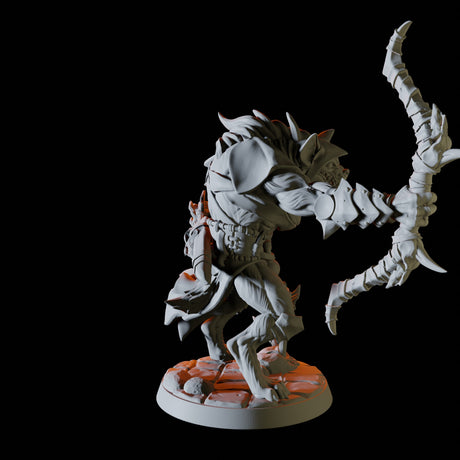 Gnoll Archer Miniature for Dungeons and Dragons, Pathfinder or other TTRPGs
