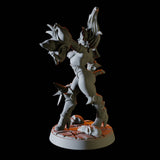 Gnoll Slayer Pinup Miniature for Dungeons and Dragons, Pathfinder or other TTRPGs