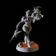 Gnoll Slayer Pinup Miniature for Dungeons and Dragons, Pathfinder or other TTRPGs