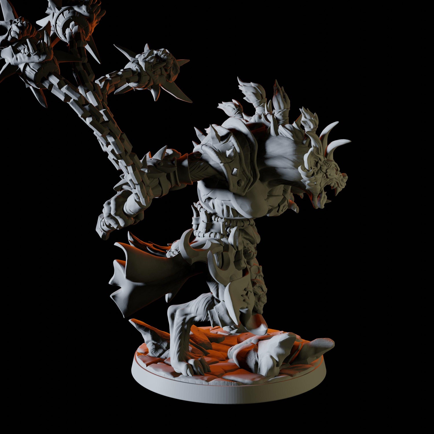 Gnoll Warrior Miniature for Dungeons and Dragons, Pathfinder or other TTRPGs