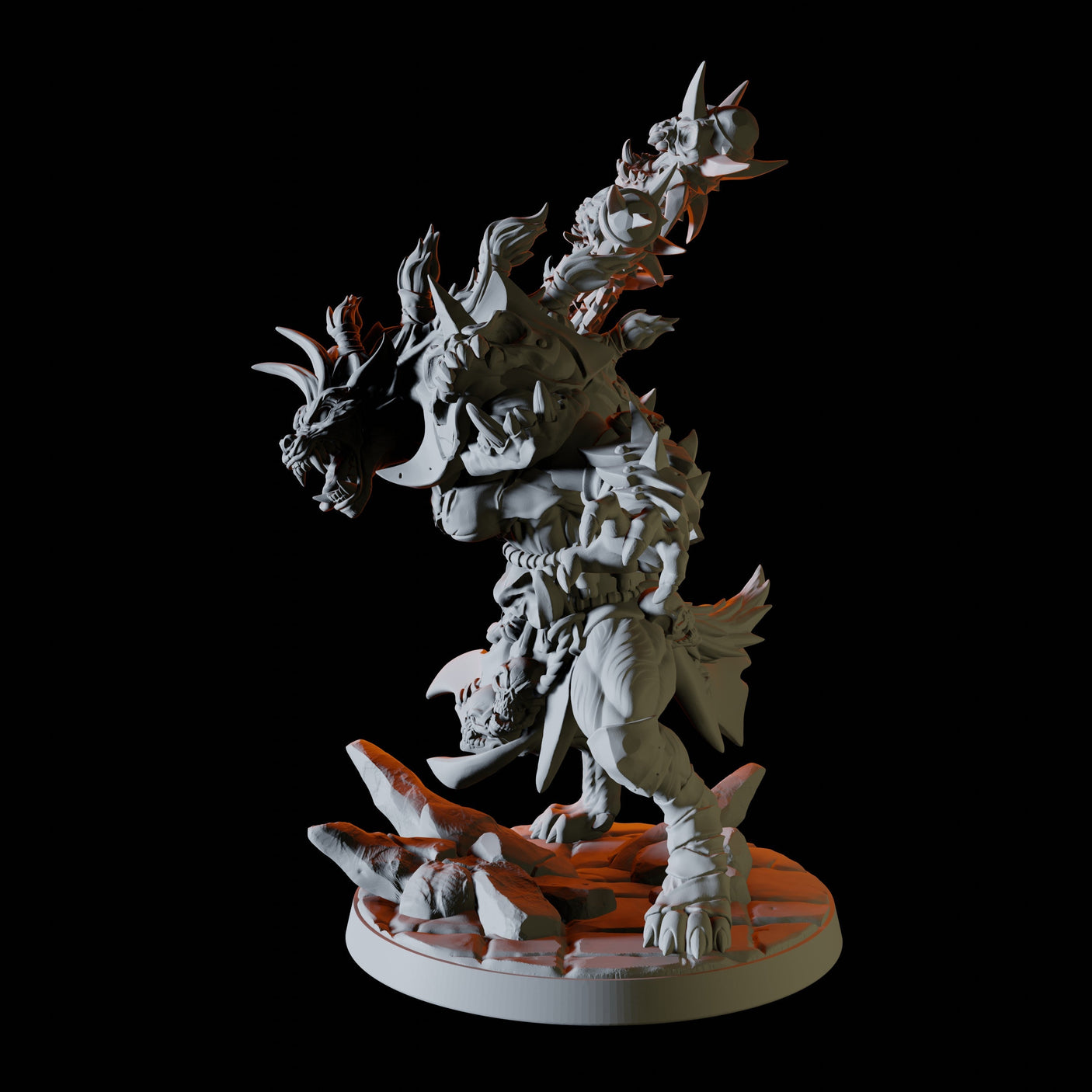 Gnoll Warrior Miniature for Dungeons and Dragons, Pathfinder or other TTRPGs