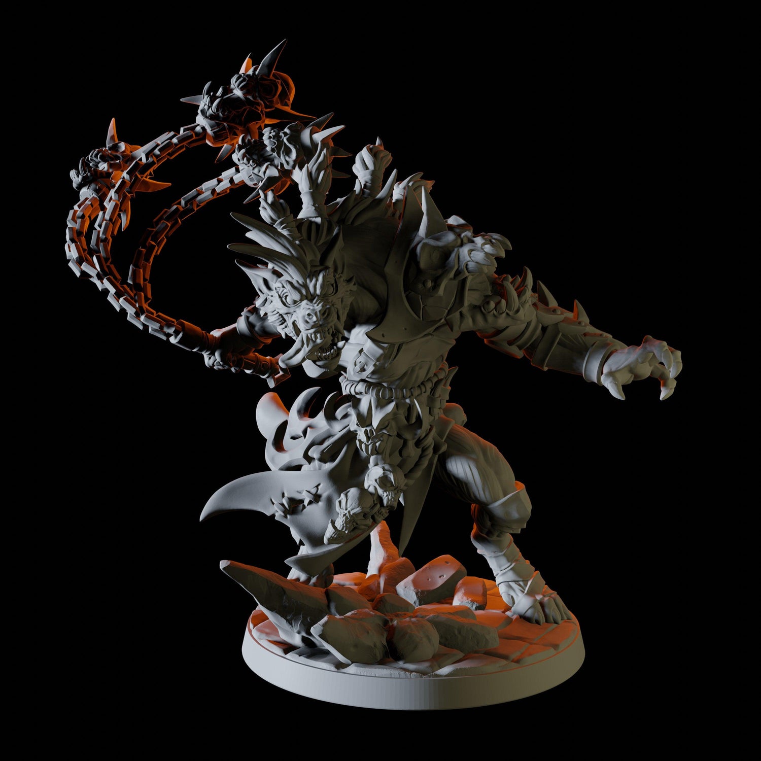 Gnoll Warrior Miniature for Dungeons and Dragons, Pathfinder or other TTRPGs