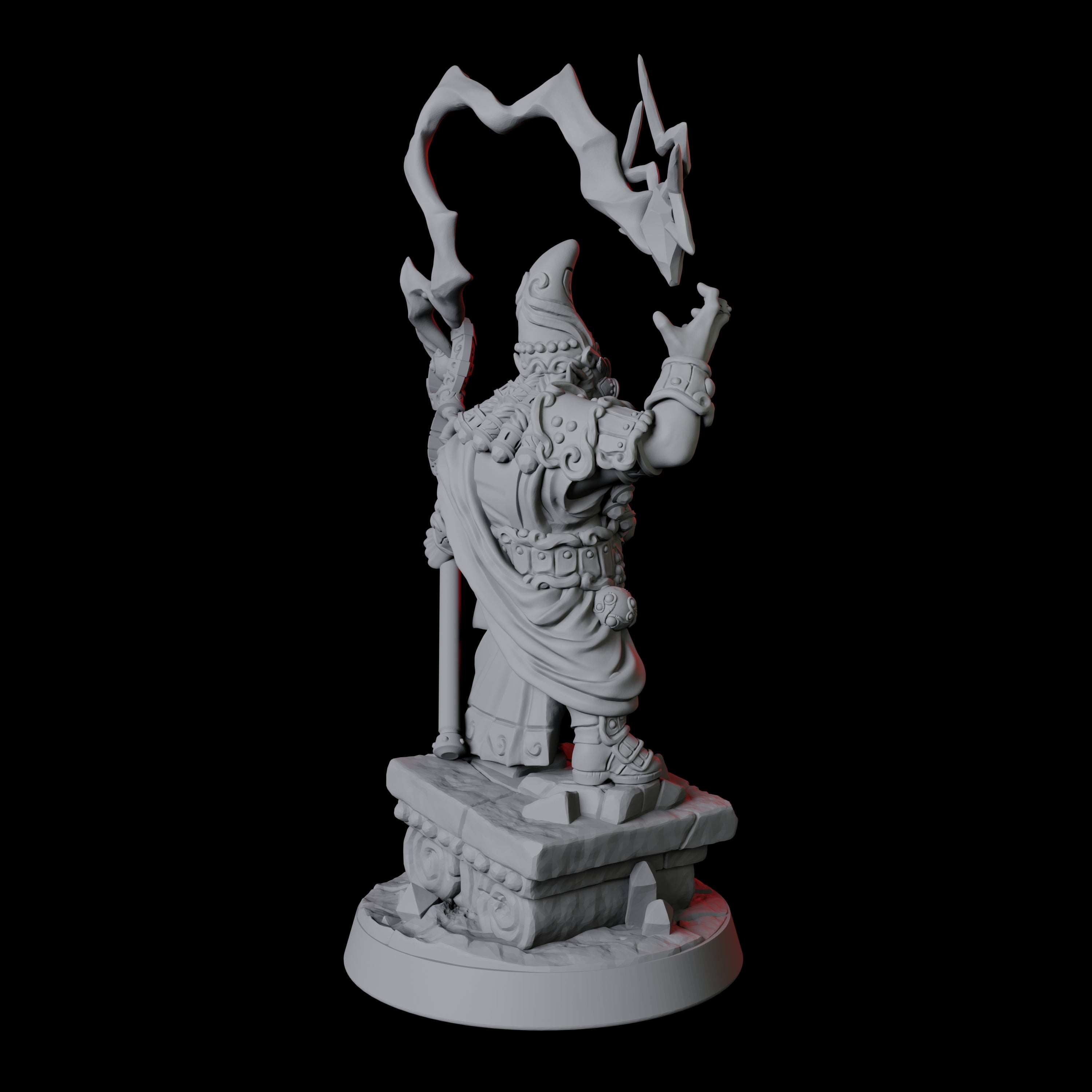 Gnome King Miniature for Dungeons and Dragons, Pathfinder or other TTRPGs