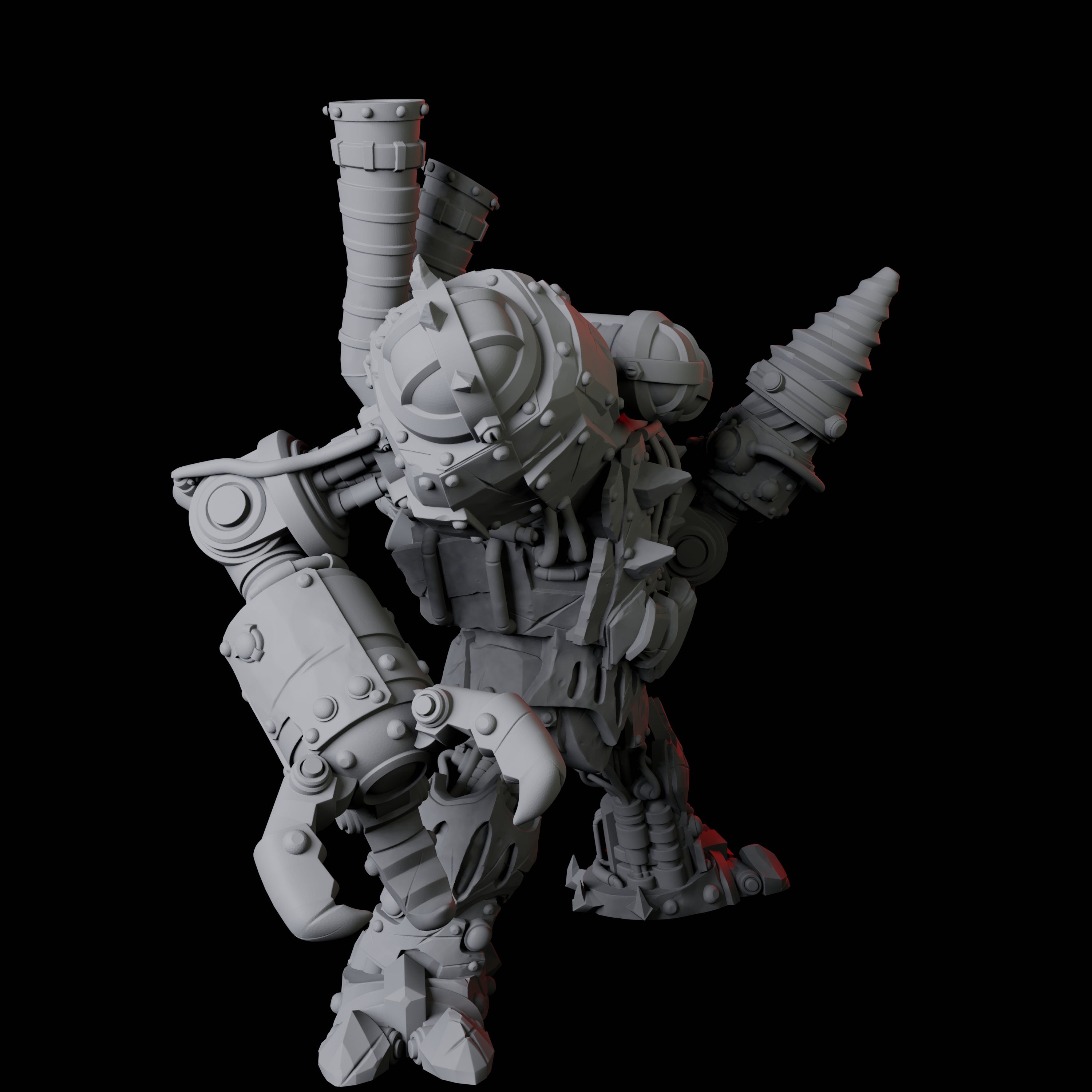 Gnome Mech Suit Miniature for Dungeons and Dragons