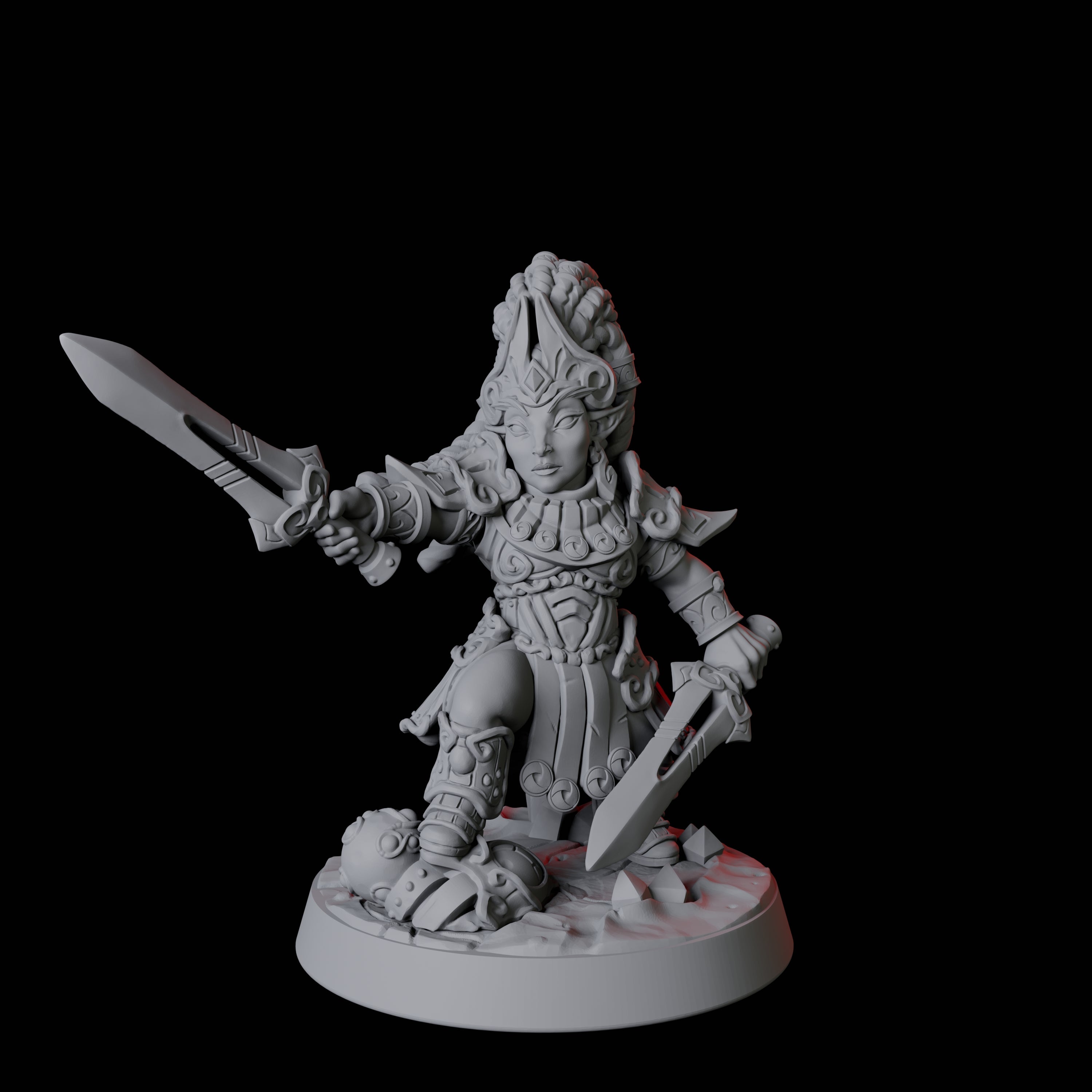 Gnome Queen Miniature for Dungeons and Dragons, Pathfinder or other TTRPGs