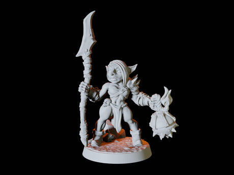 Goblin Army - Six Soldiers Miniature for Dungeons and Dragons, Pathfinder or other TTRPGs