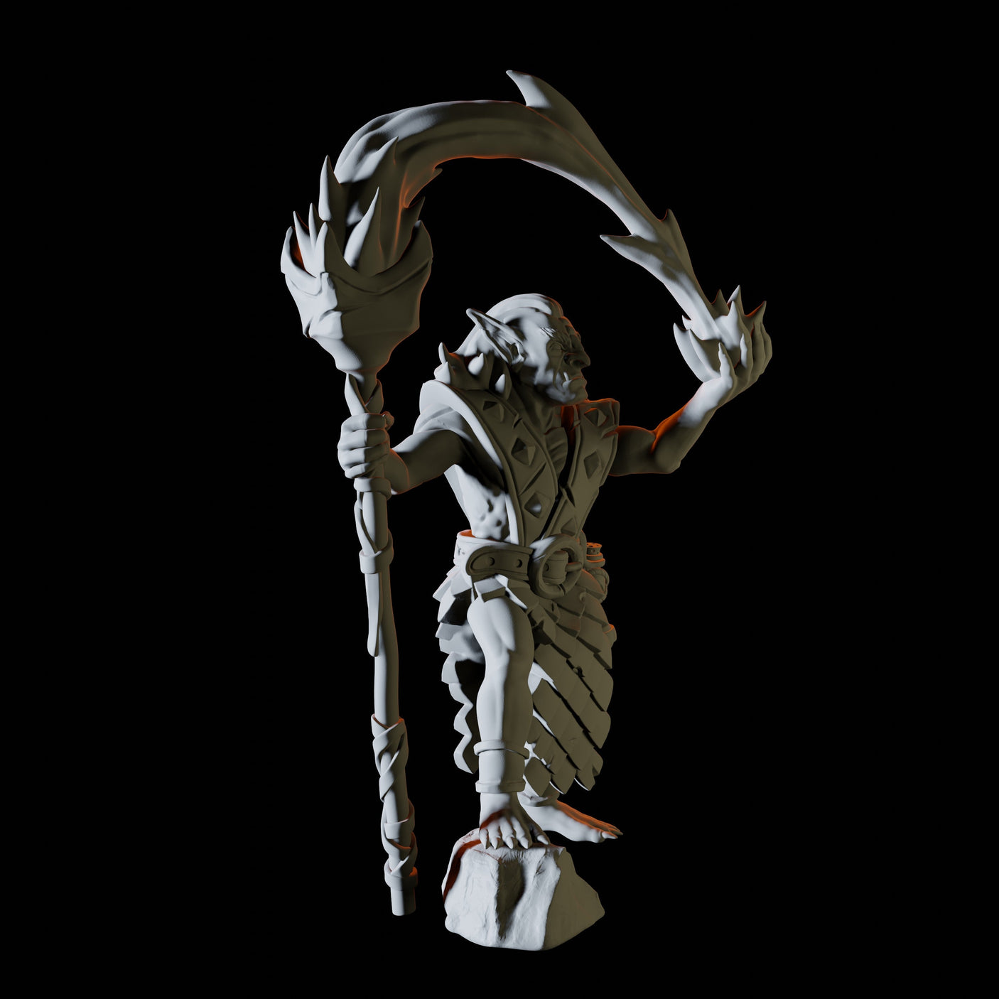 Goblin Sorcerer Miniature for Dungeons and Dragons, Pathfinder or other TTRPGs