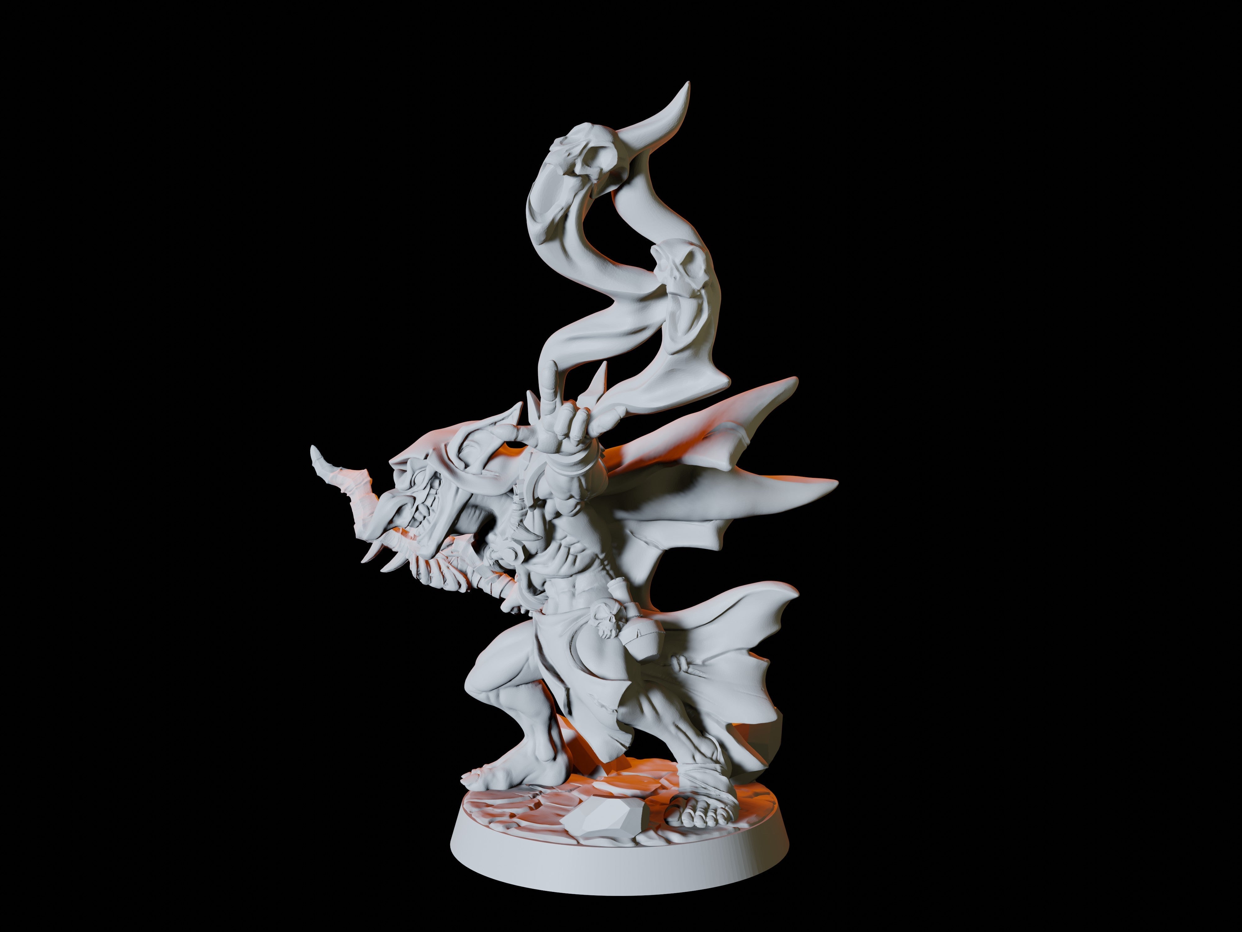 Goblin Wizard Miniature for Dungeons and Dragons - Myth Forged