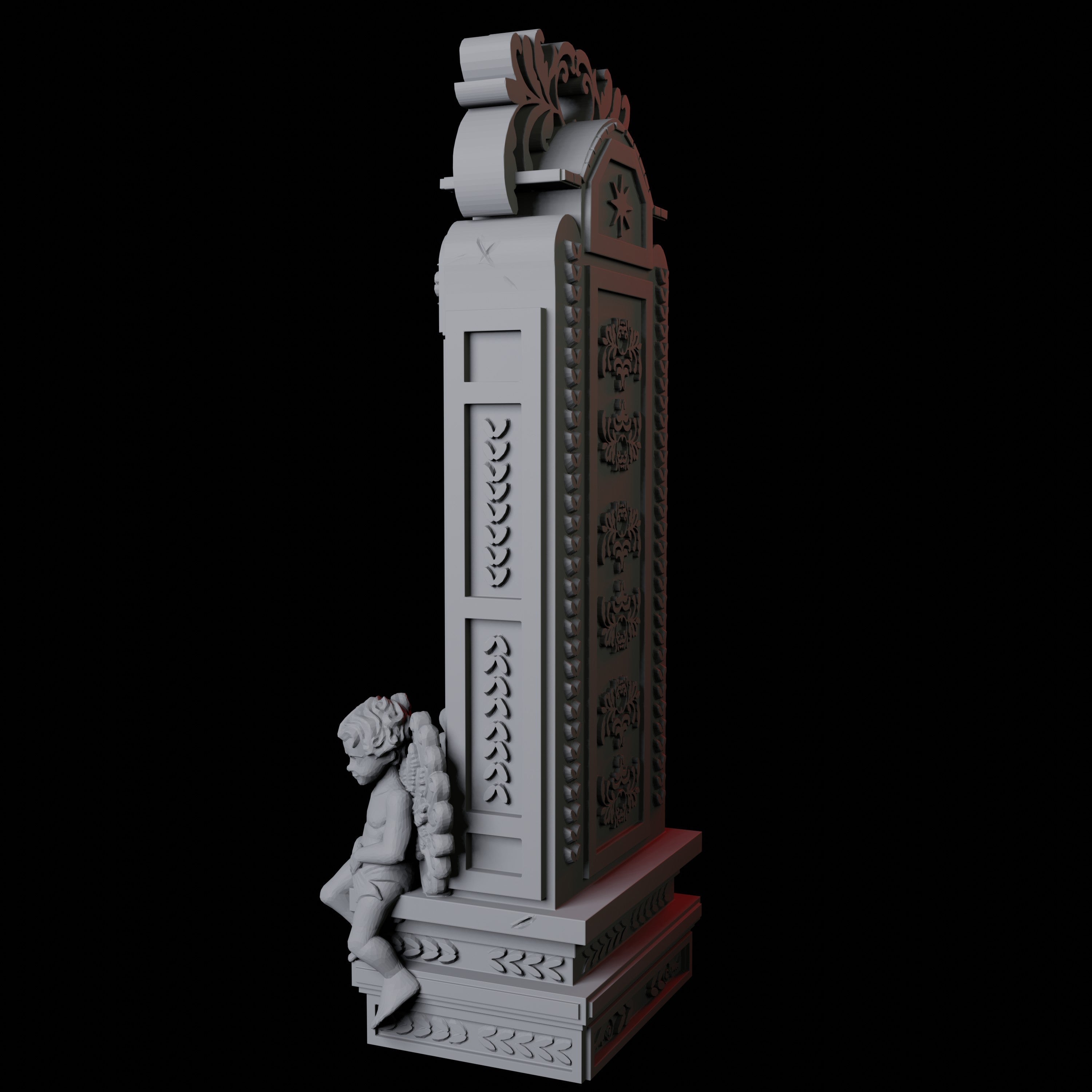 Grandfather Clock Miniature for Dungeons and Dragons